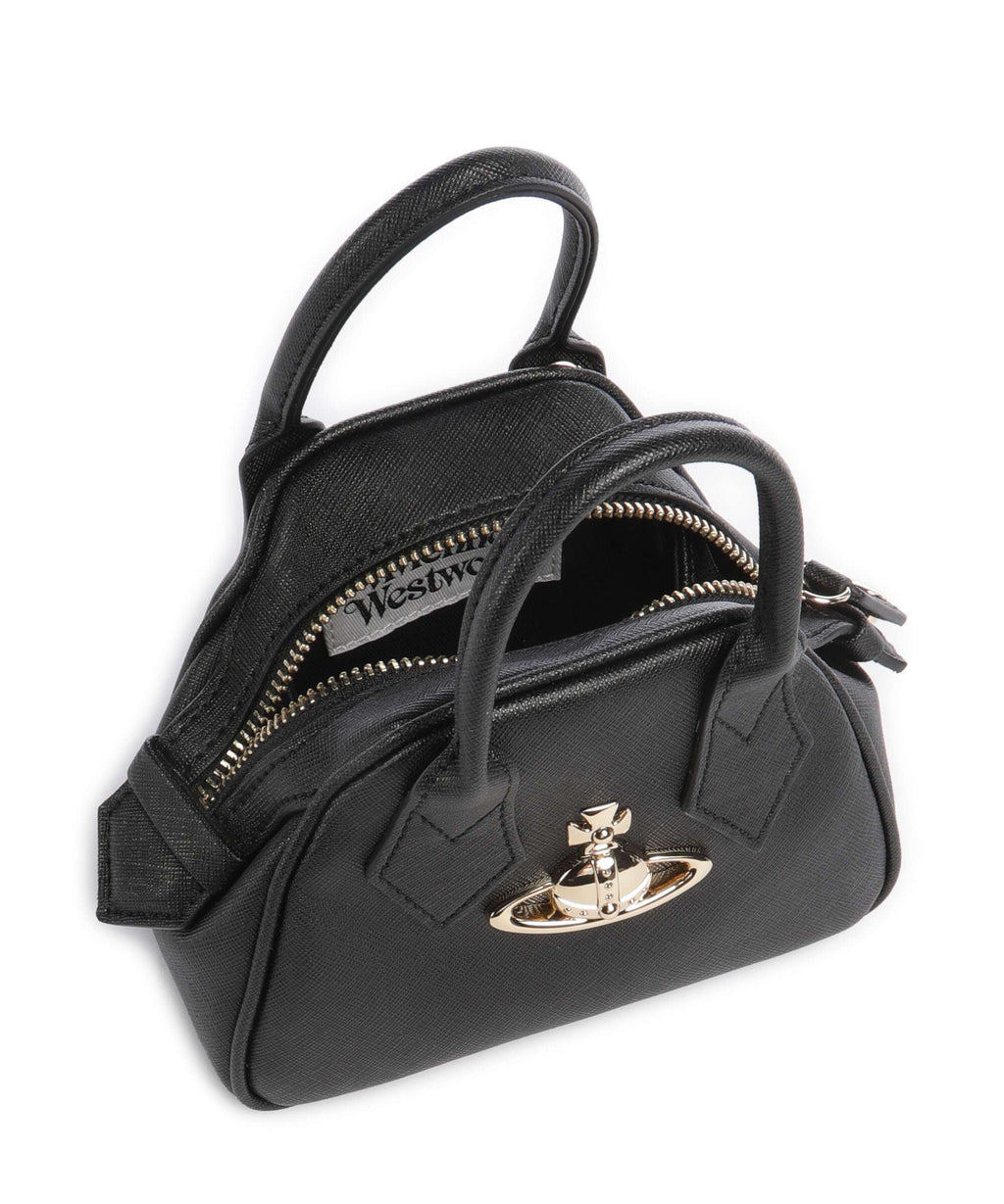 Vivienne Westwood Yasmine Saffiano Mini Crossbody bag black