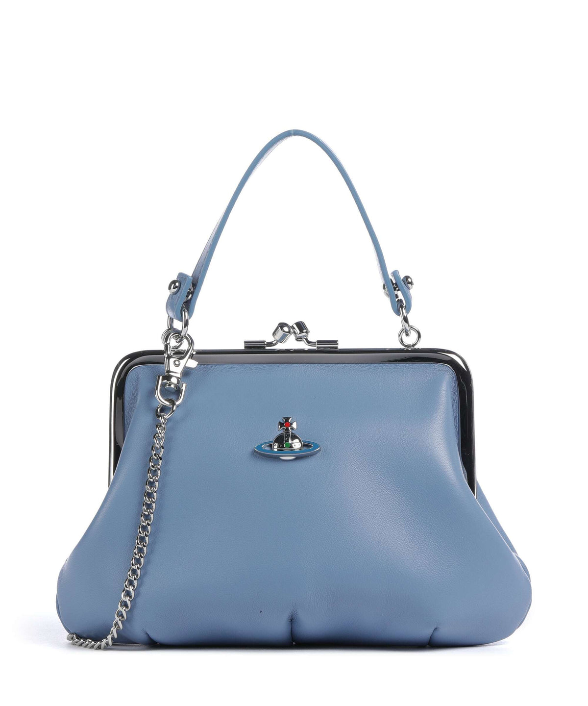 Vivienne Westwood Granny Frame Nappa Crossbody bag blue