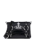 Vivienne Westwood Kim Embossed Croc Crossbody bag black