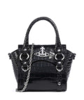 Vivienne Westwood Betty Embossed Croc Mini Crossbody bag black