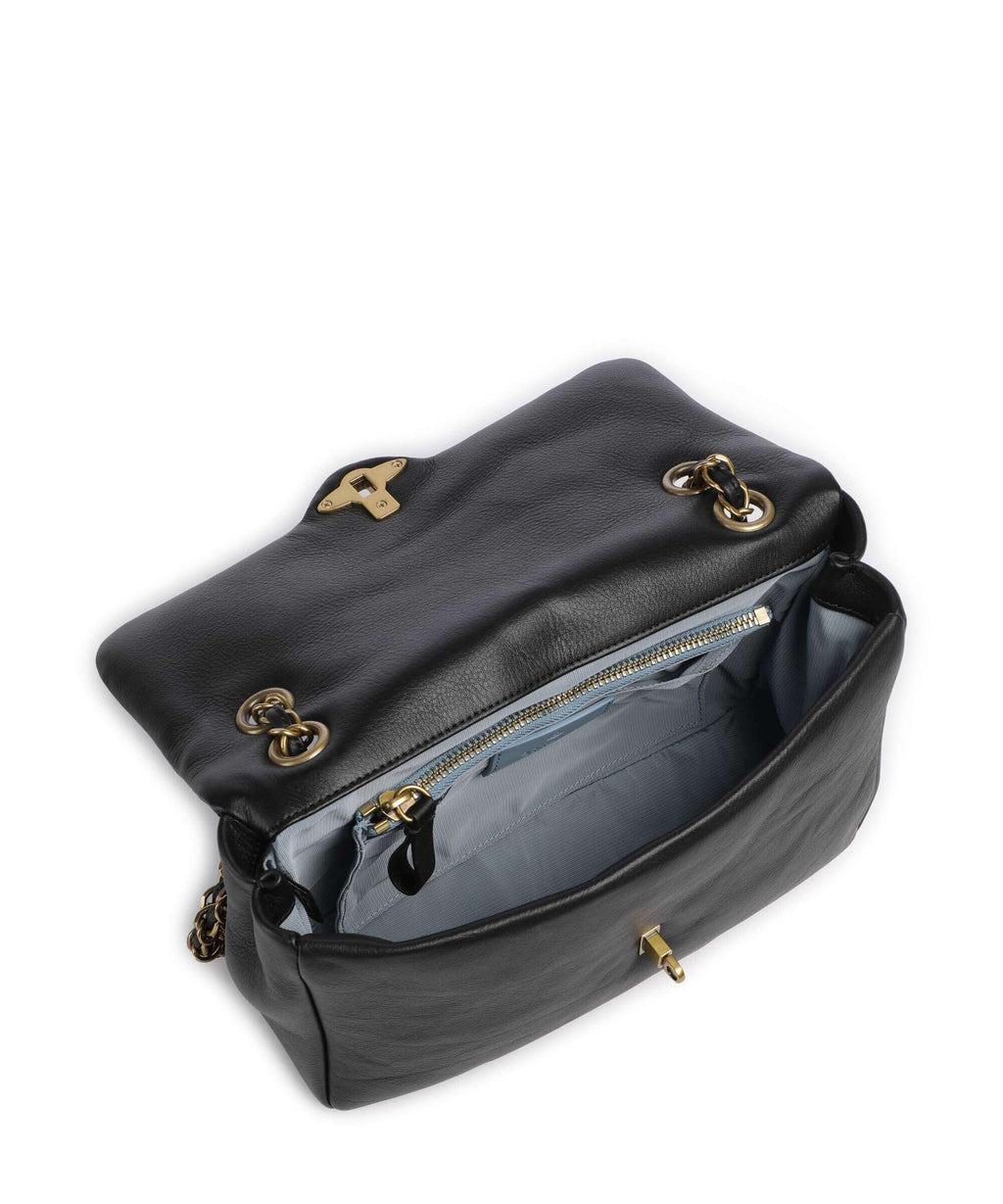 Vivienne Westwood Anita Aniline Medium Shoulder bag black