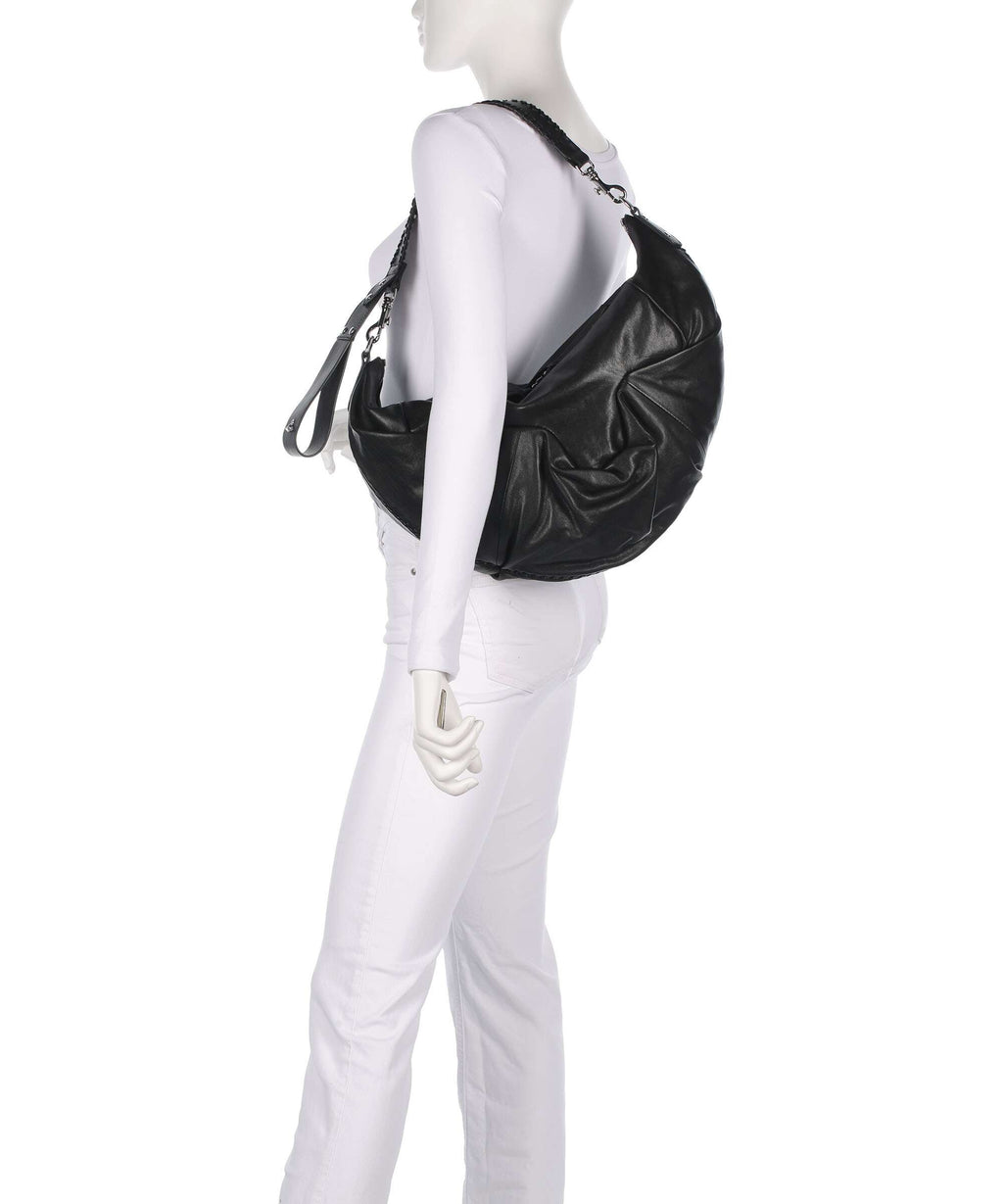 Vivienne Westwood Agnes Supple Medium Hobo bag black