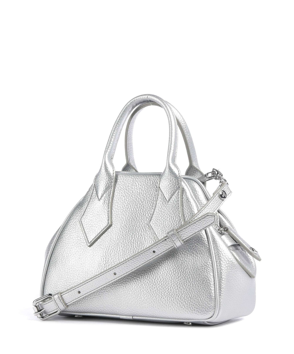Vivienne Westwood Yasmine Grain Small Handbag silver