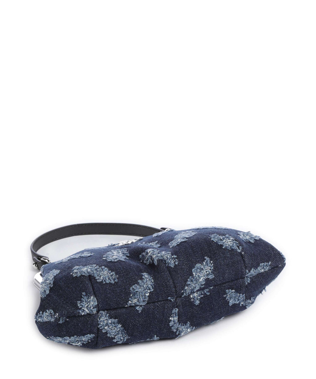 Vivienne Westwood Granny Frame Ripped Denim Crossbody bag indigo