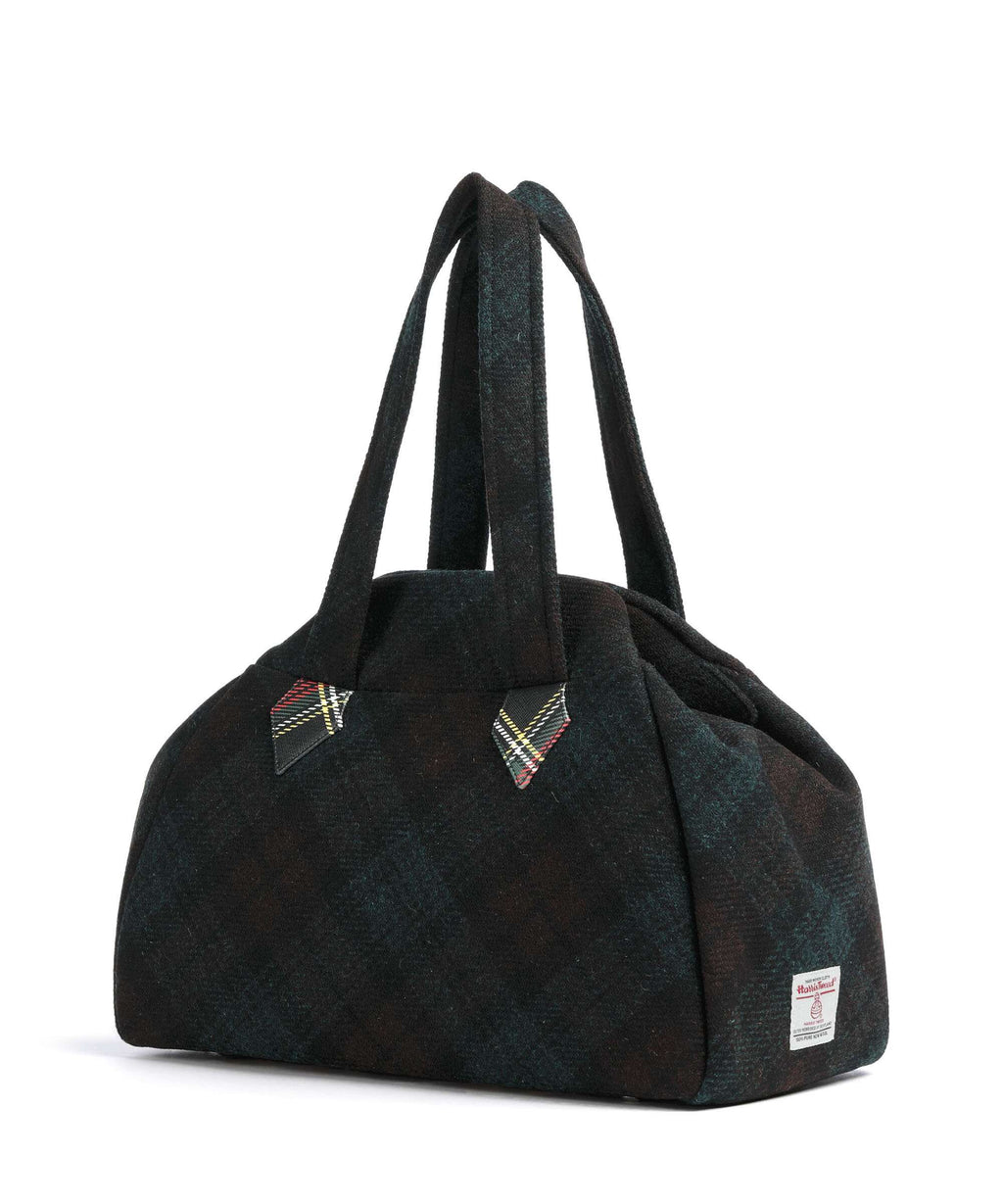Vivienne Westwood Archive Harris Tweed Check Large Tote bag dark check