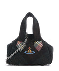 Vivienne Westwood Archive Harris Tweed Check Mini Crossbody bag dark check