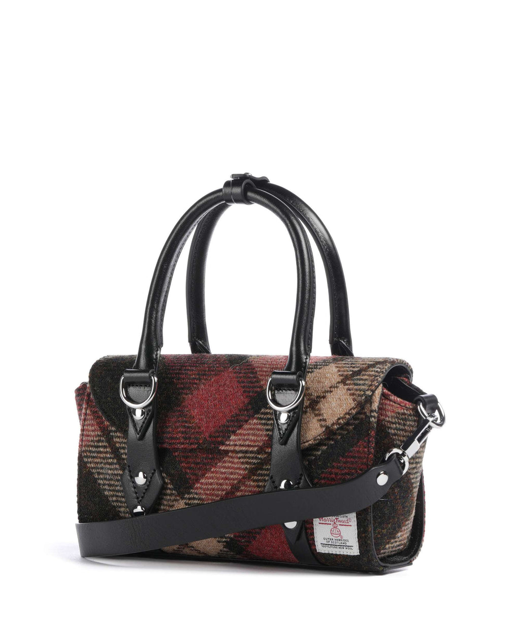 Vivienne Westwood Bettina Harris Tweed Check Mini Handbag light check