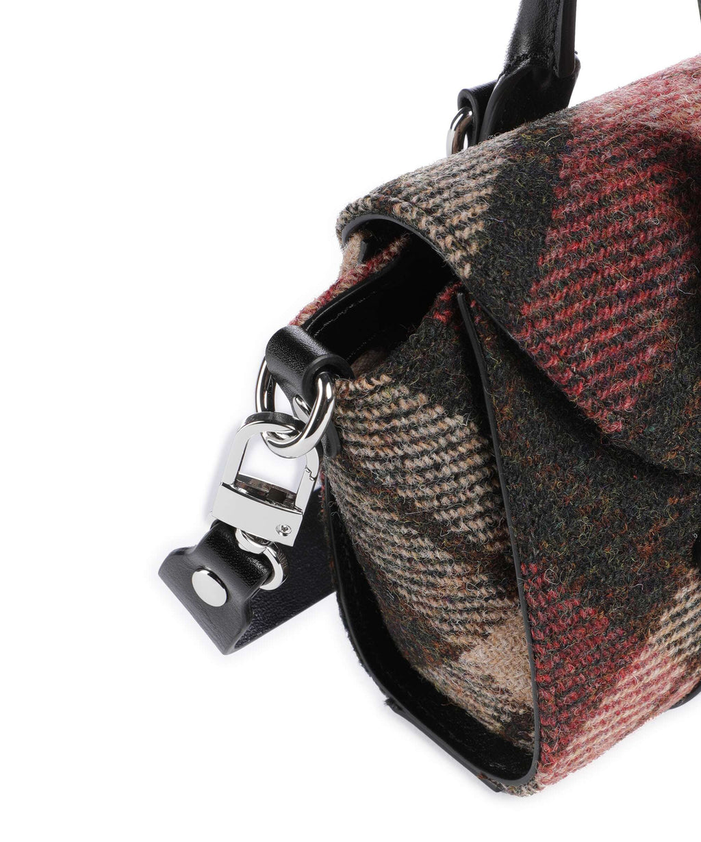 Vivienne Westwood Bettina Harris Tweed Check Mini Handbag light check