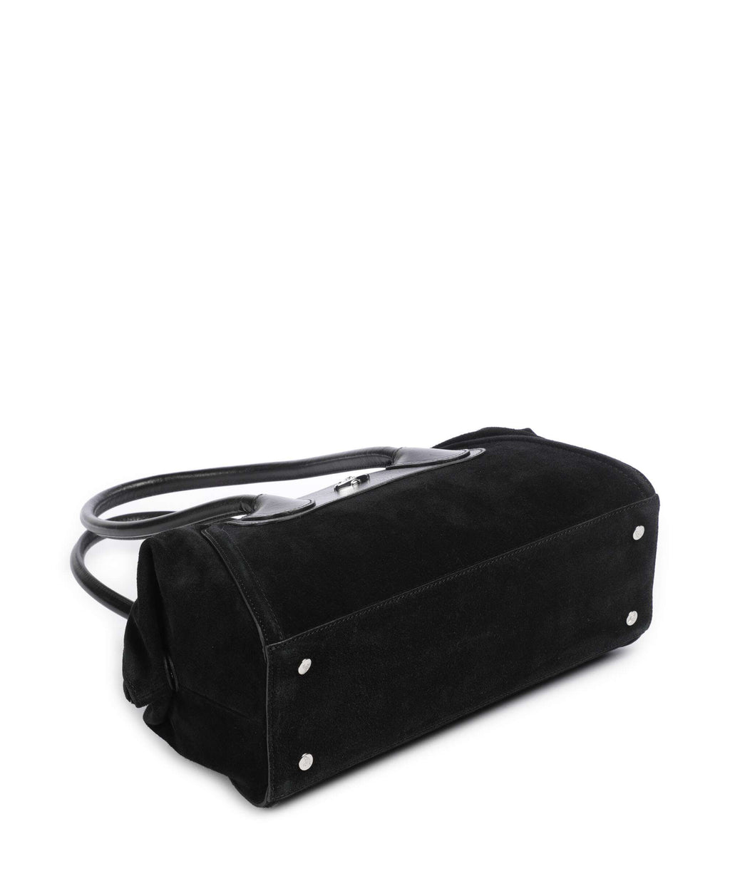 Vivienne Westwood Shirley Suede Small Shoulder bag black