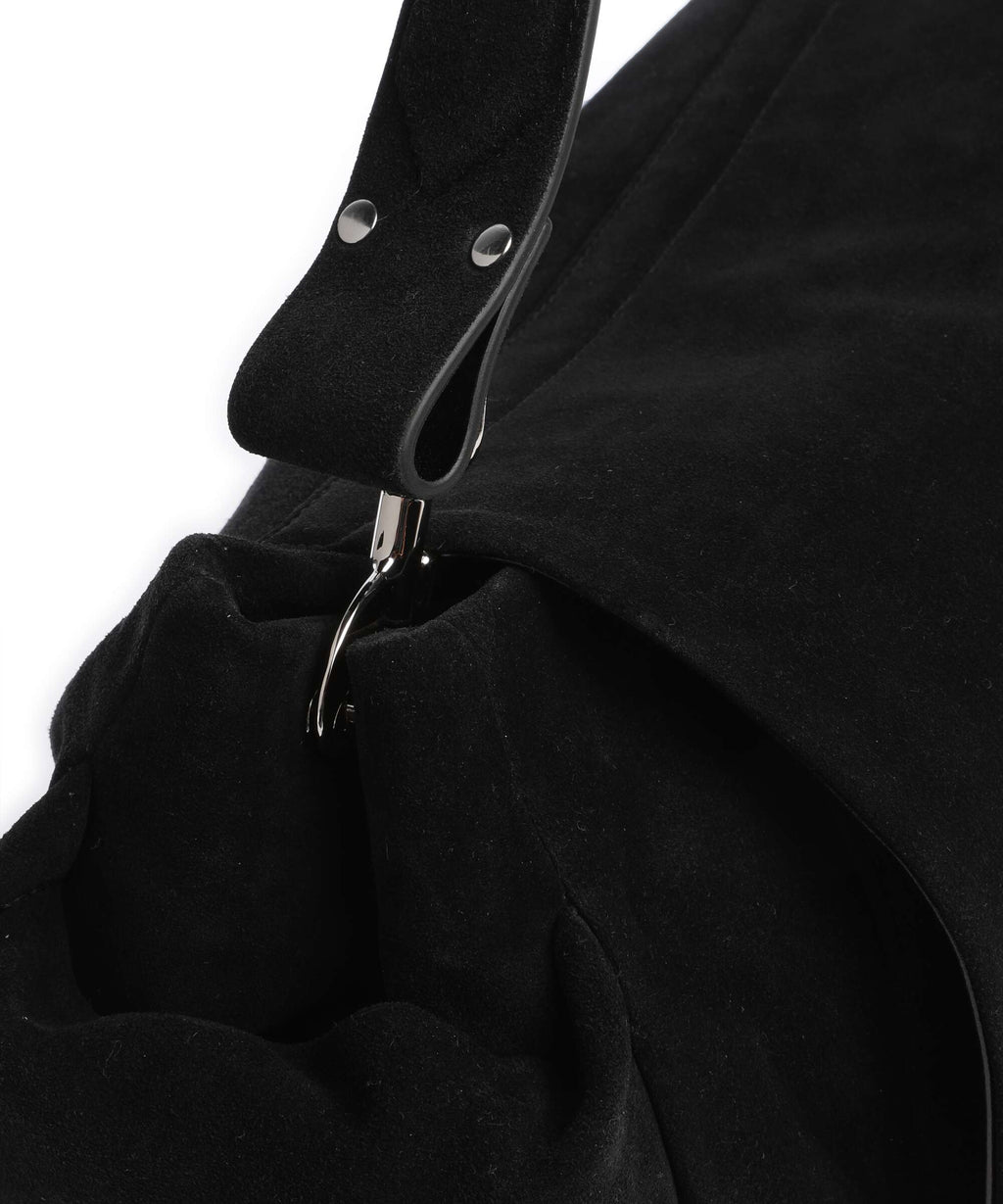 Vivienne Westwood Hazel Suede XL Hobo bag black