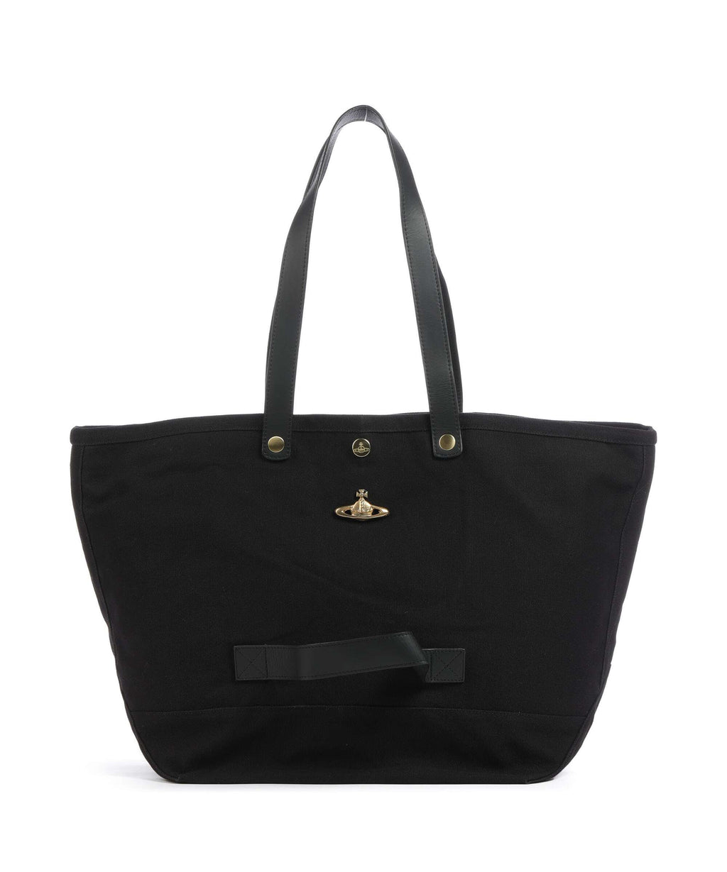 Vivienne Westwood Utility Canvas Tote bag black