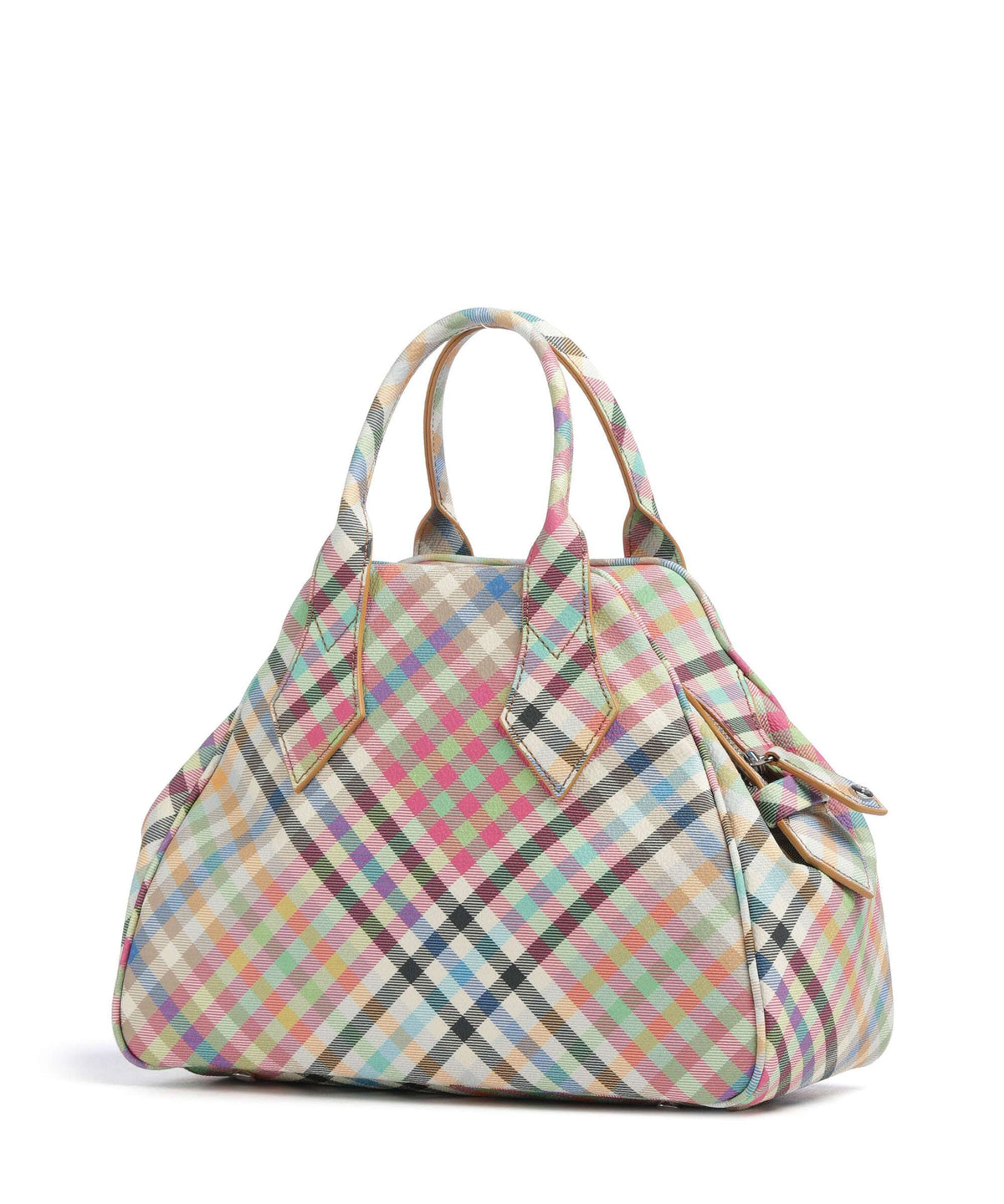 Vivienne Westwood Yasmine Buccia D'Arancia Medium Handbag heather plaid