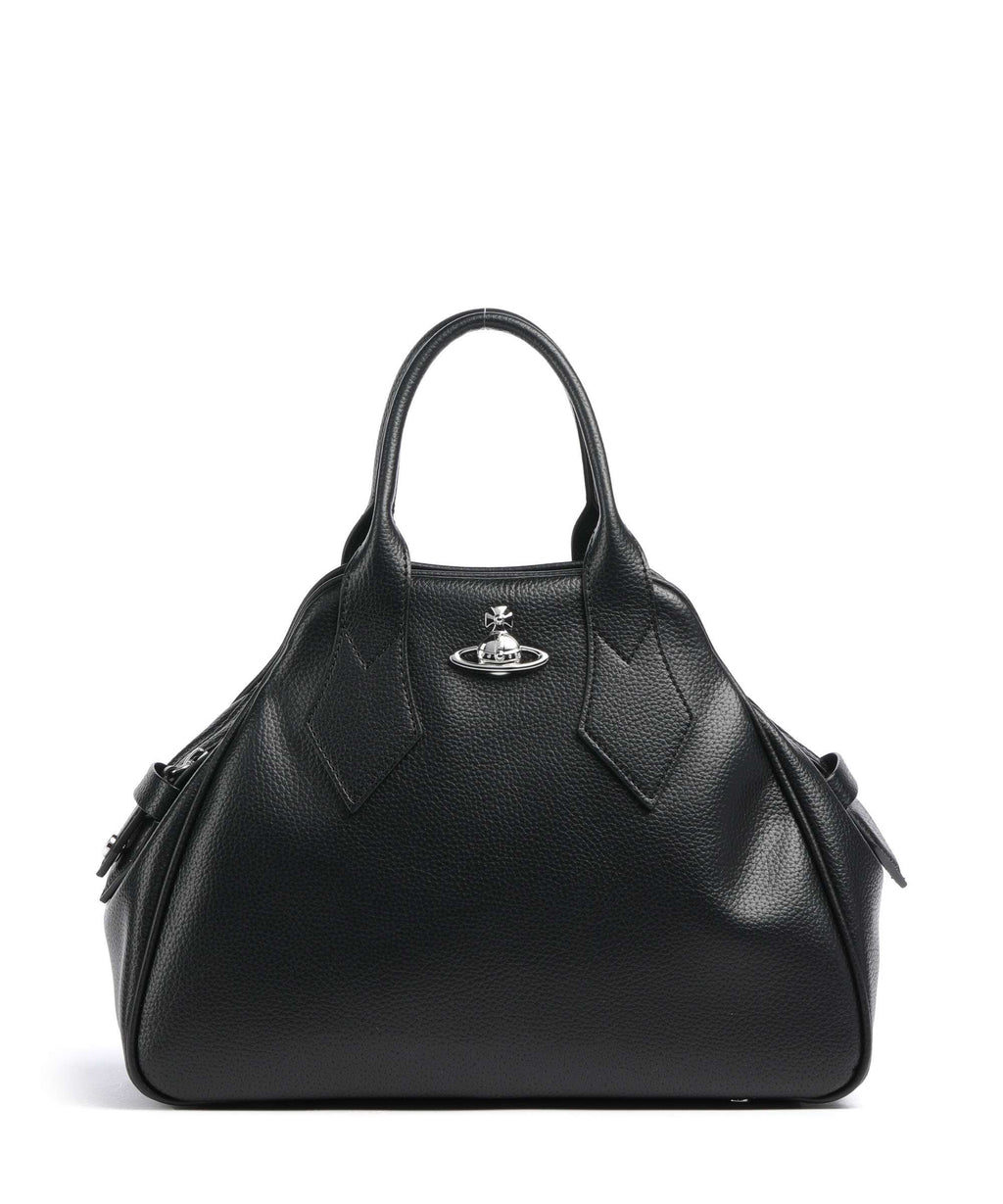 Vivienne Westwood Yasmine Grain Medium Handbag black