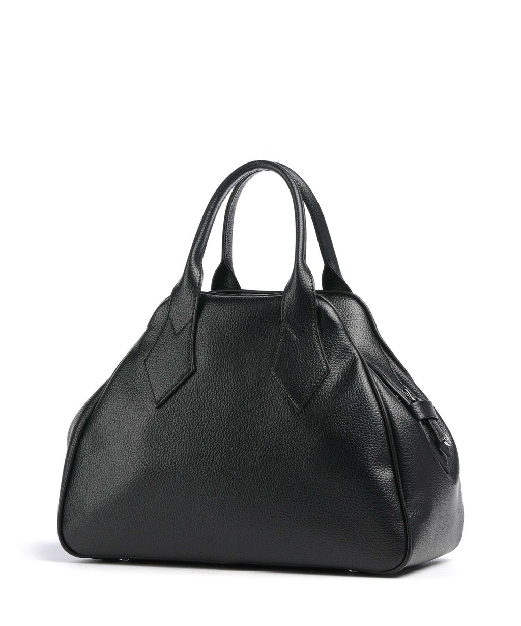 Vivienne Westwood Yasmine Grain Medium Handbag black