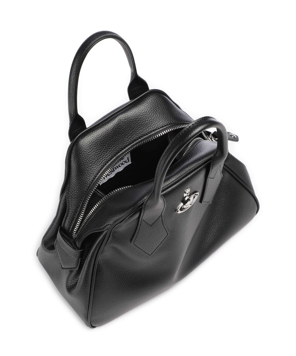 Vivienne Westwood Yasmine Grain Medium Handbag black