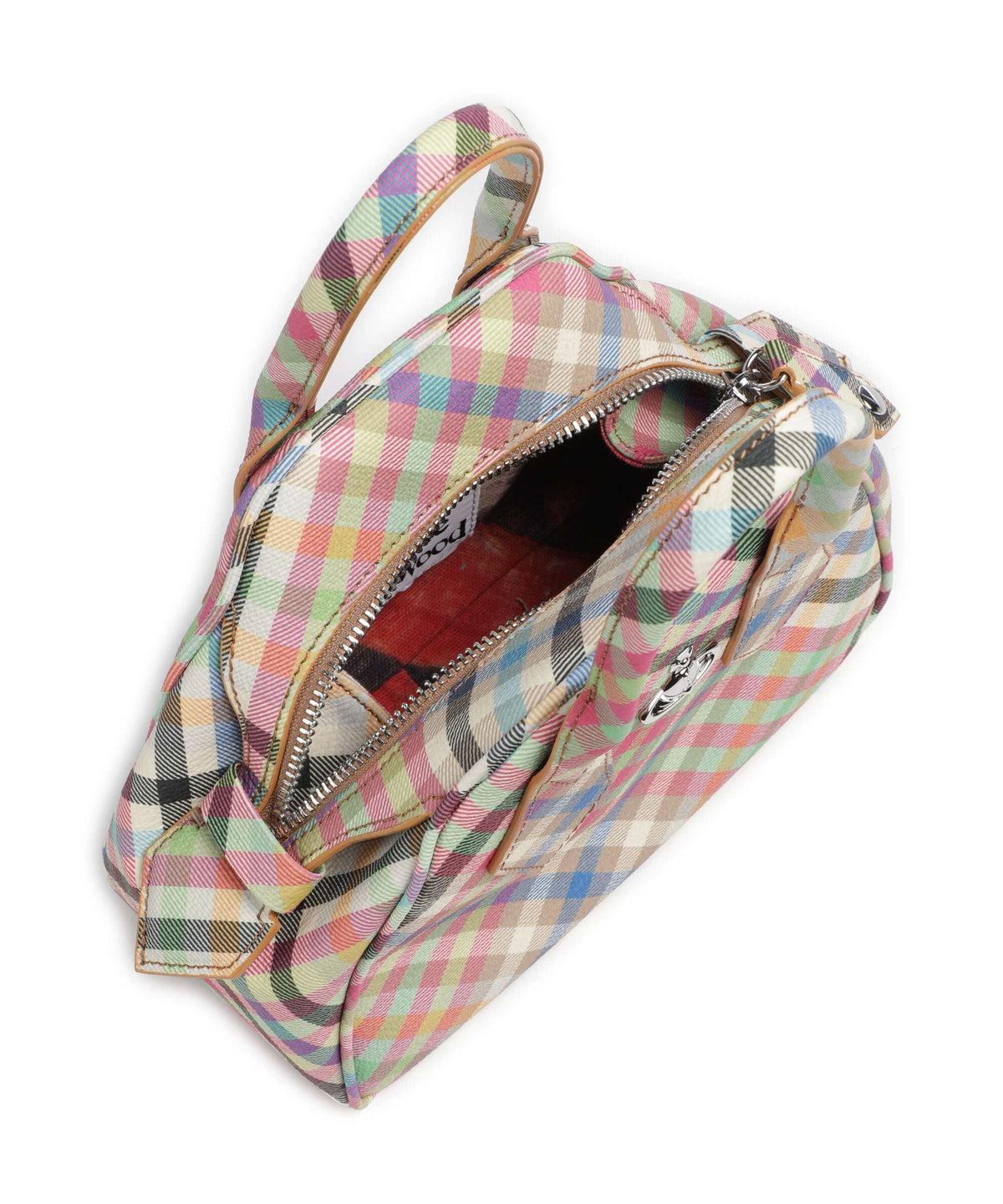 Vivienne Westwood Yasmine Buccia D'Arancia Small Handbag heather plaid