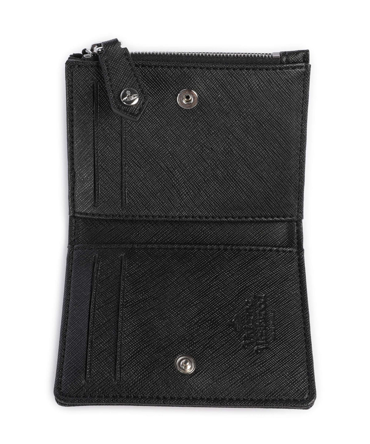 Vivienne Westwood Saffiano Plain Slim Credit card holder black