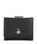 Vivienne Westwood Frame Saffiano Plain Small Wallet black