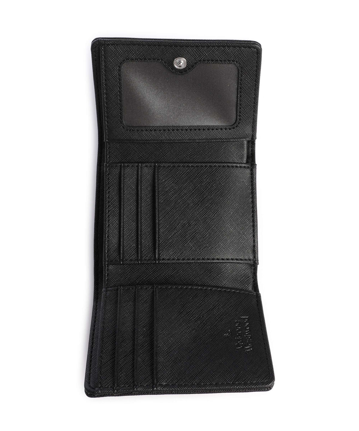 Vivienne Westwood Frame Saffiano Plain Small Wallet black