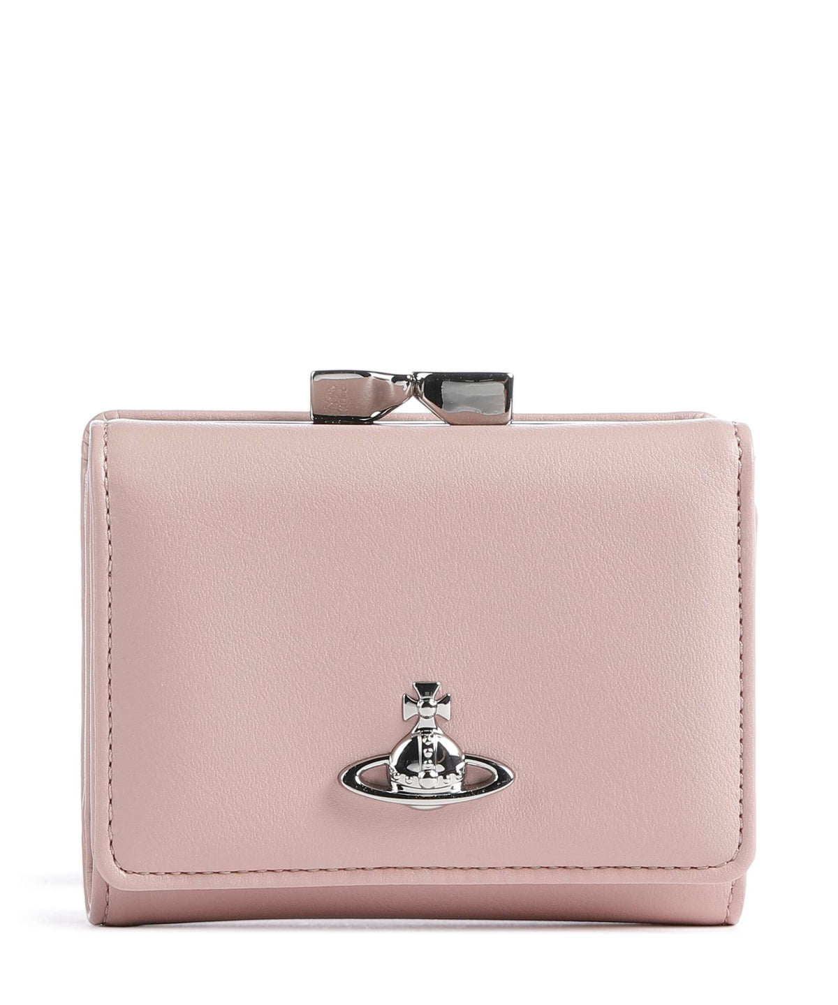 Vivienne Westwood Frame Smooth Small Wallet pastel pink