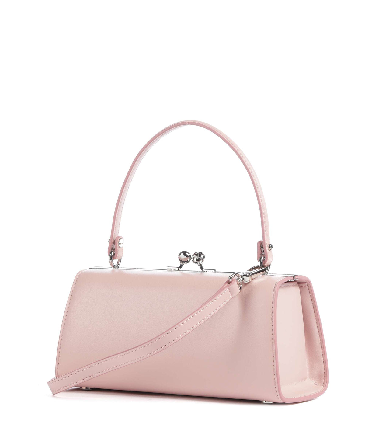 Vivienne Westwood Doll Frame Smooth XL Handbag pastel pink