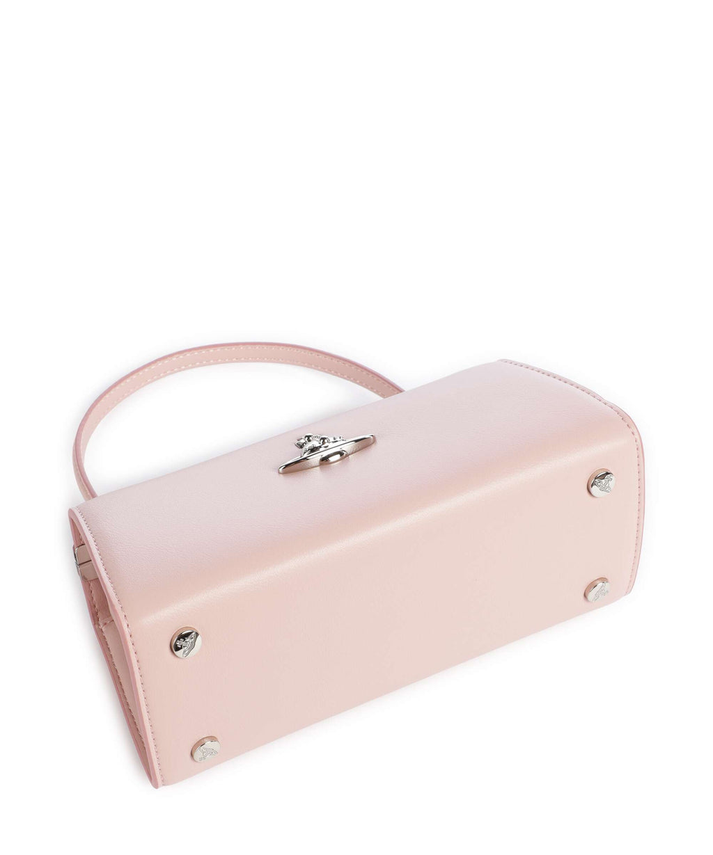 Vivienne Westwood Doll Frame Smooth XL Handbag pastel pink