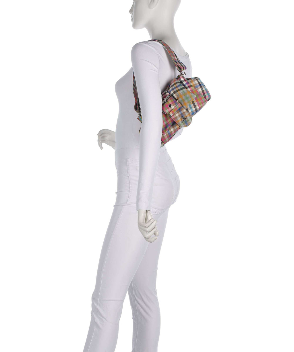 Vivienne Westwood Hazel Heather Check Treasure Shoulder bag multicolour