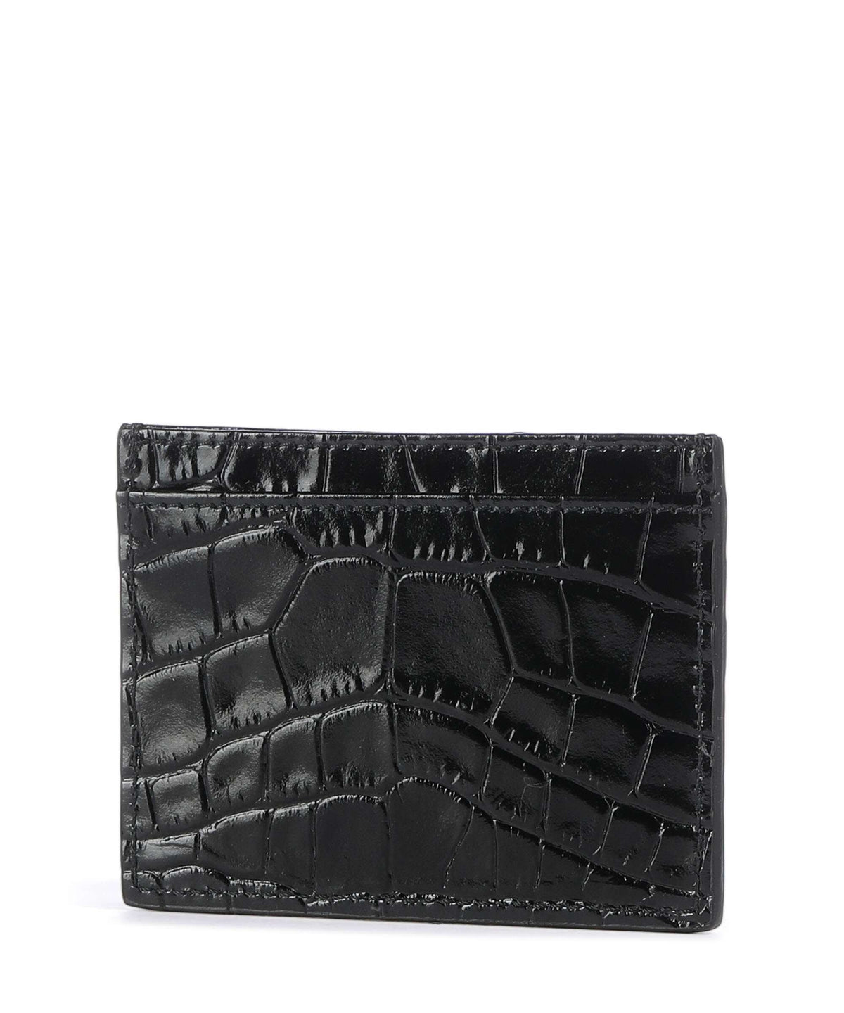 Vivienne Westwood Embossed Croc Credit card holder black