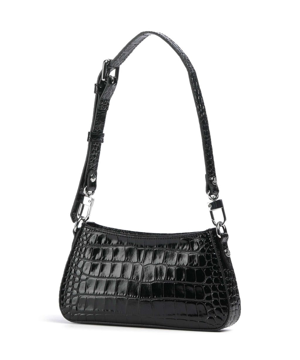 Vivienne Westwood Tasha Embossed Croc Shoulder bag black