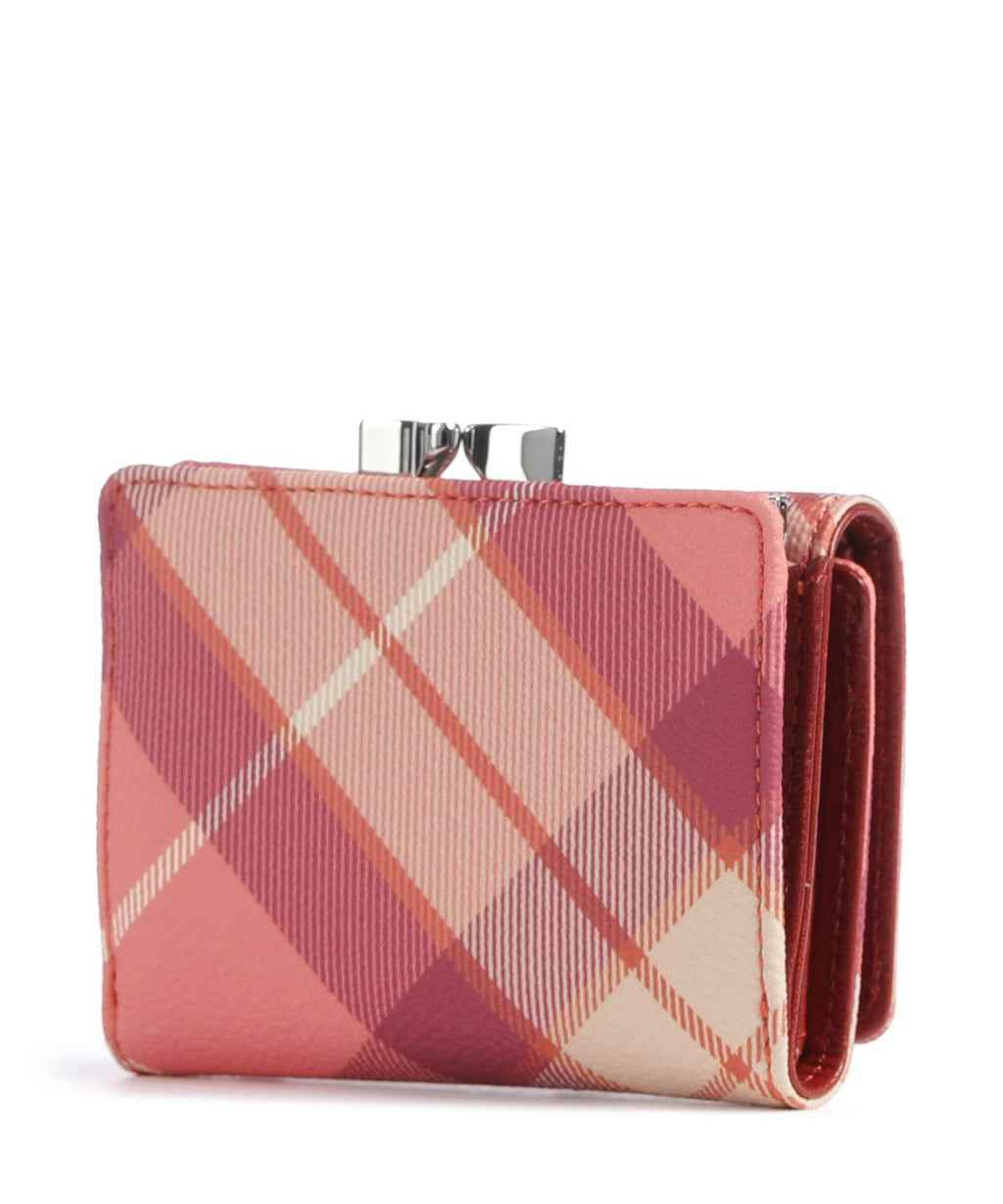 Vivienne Westwood Frame Buccia D'Arancia Small Wallet fraser pink