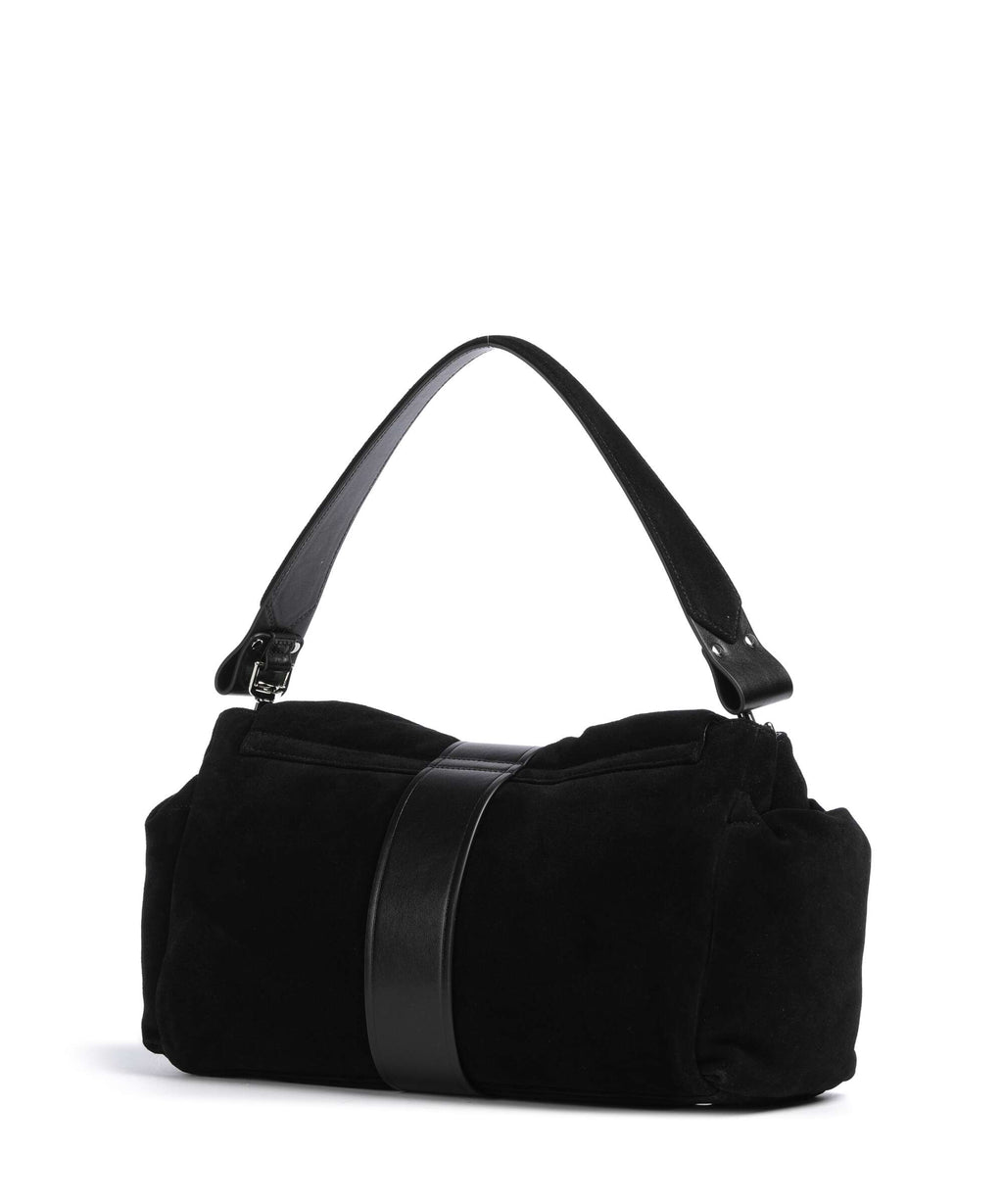 Vivienne Westwood Hazel Treasure Suede XL Shoulder bag black