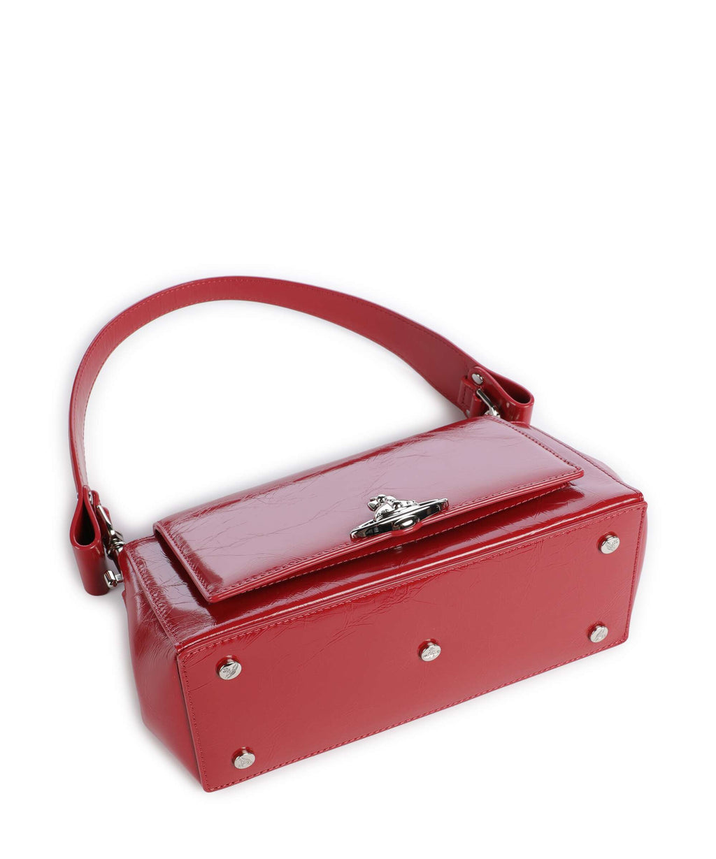 Vivienne Westwood Hazel Naplak Medium Shoulder bag red