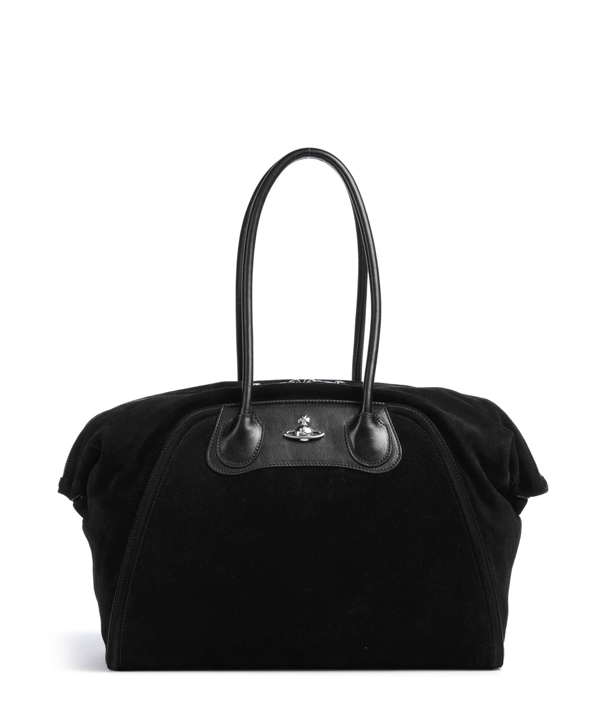 Vivienne Westwood Shirley Suede Tote bag black