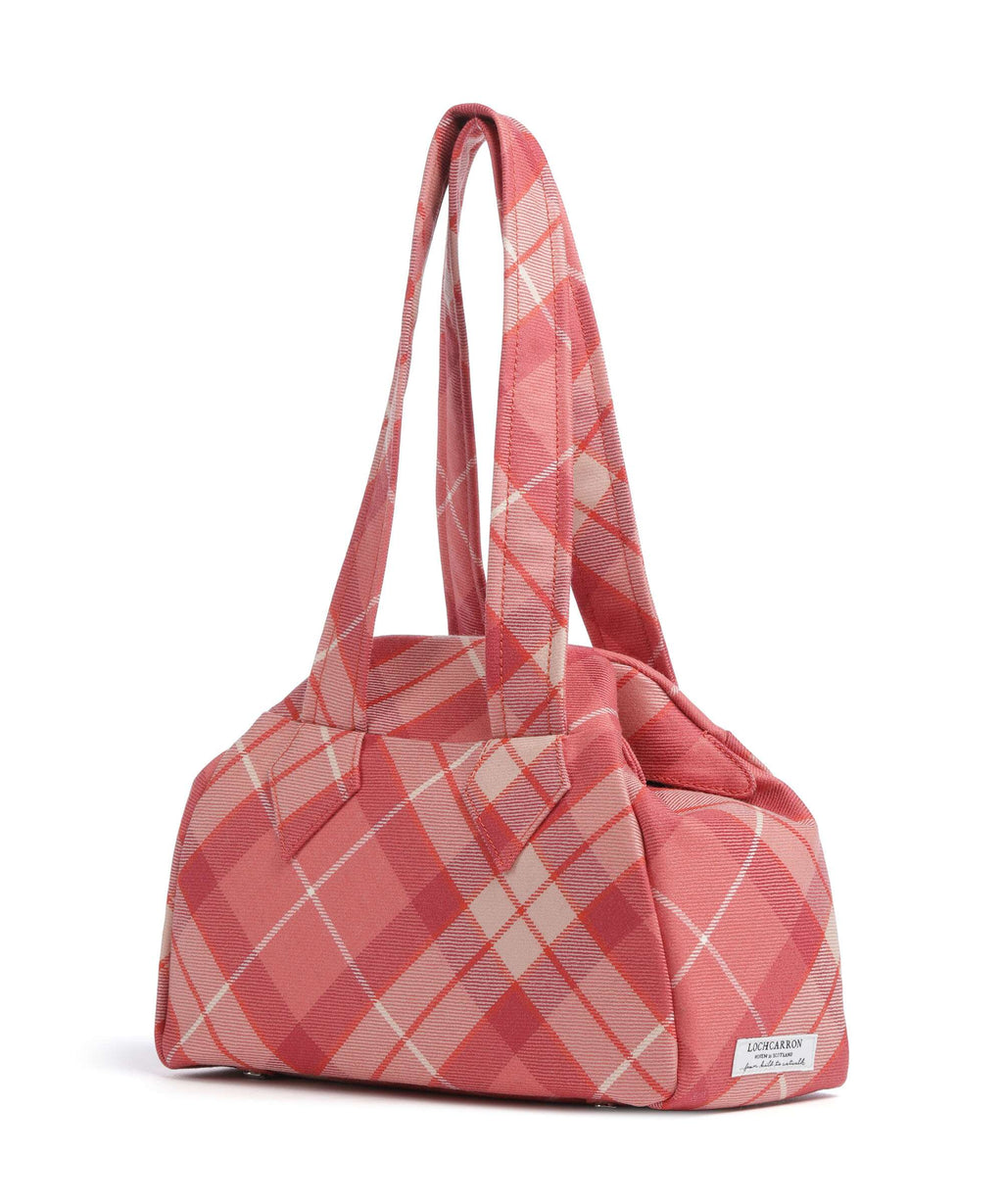 Vivienne Westwood Archive Wool Tartan Medium Shoulder bag fraser pink