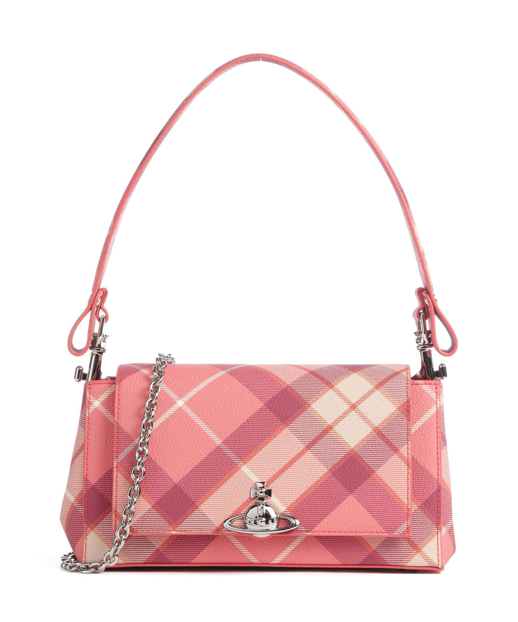 Vivienne Westwood Hazel Buccia D'Arancia Medium Shoulder bag fraser pink