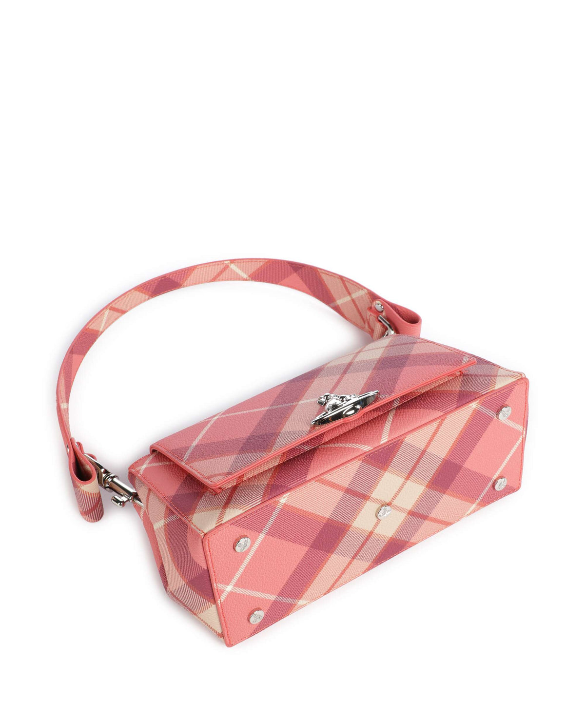 Vivienne Westwood Hazel Buccia D'Arancia Medium Shoulder bag fraser pink