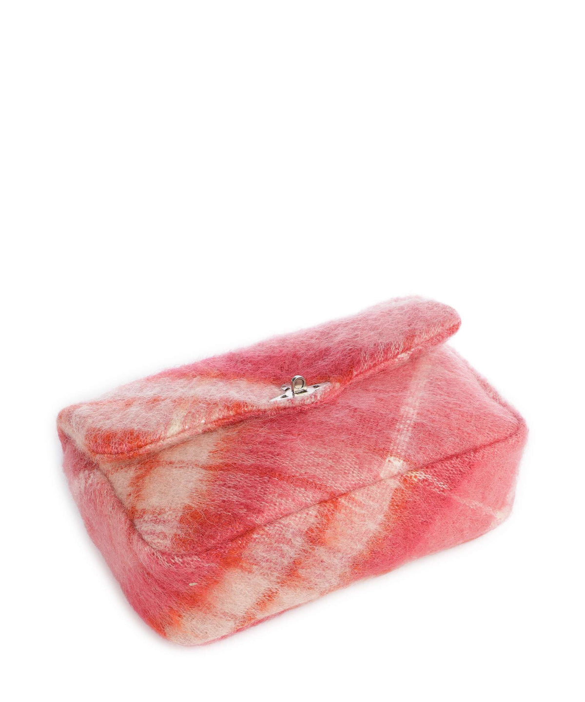Vivienne Westwood Anita Tartan Mohair M Shoulder bag fraser pink