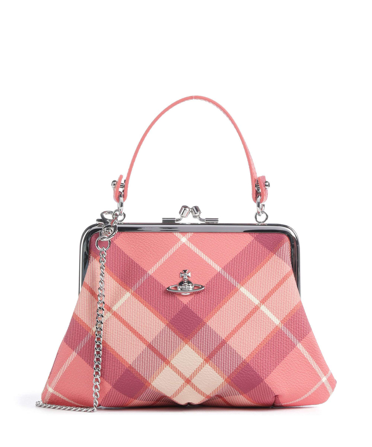 Vivienne Westwood Granny Frame Buccia D'Arancia Handbag fraser pink