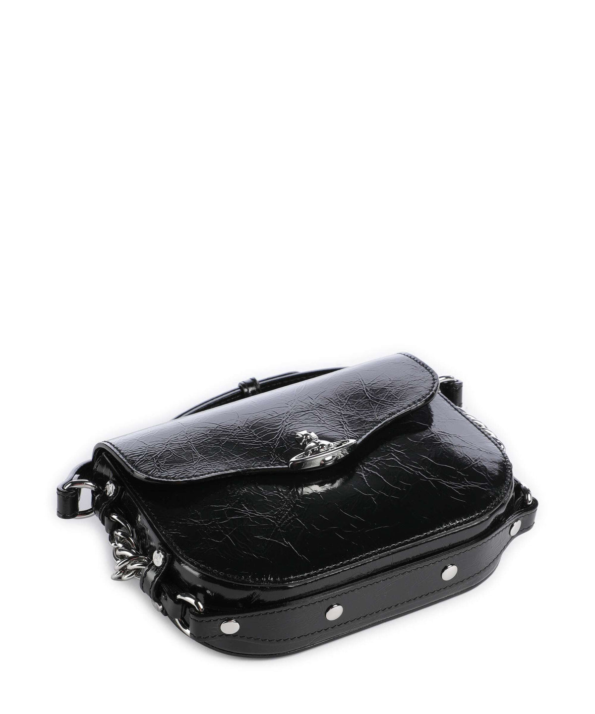 Vivienne Westwood Hunter Naplak Shoulder bag black