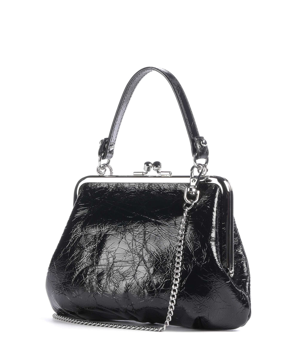 Vivienne Westwood Granny Frame Naplak Handbag black