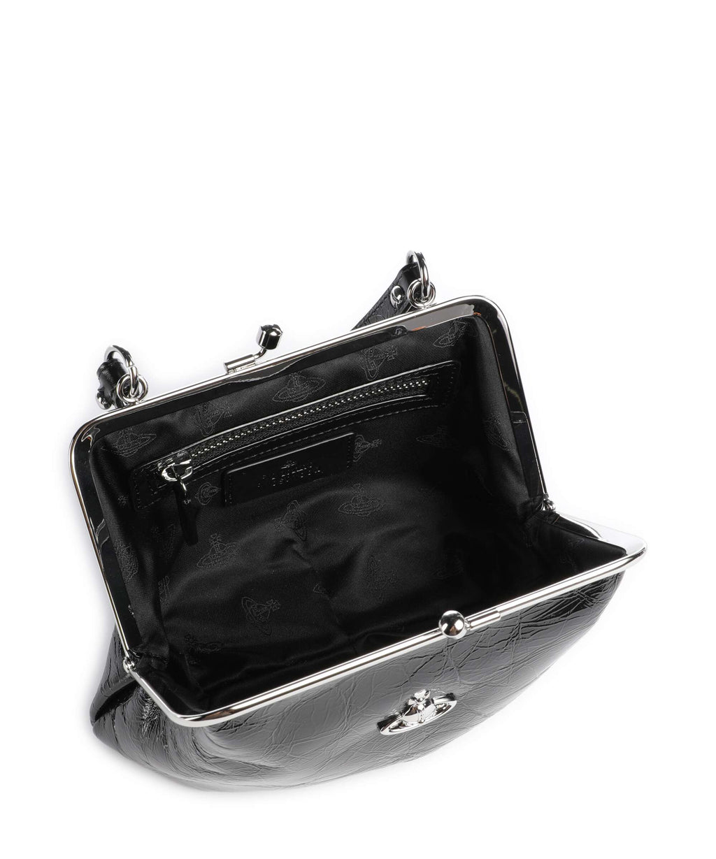 Vivienne Westwood Granny Frame Naplak Handbag black