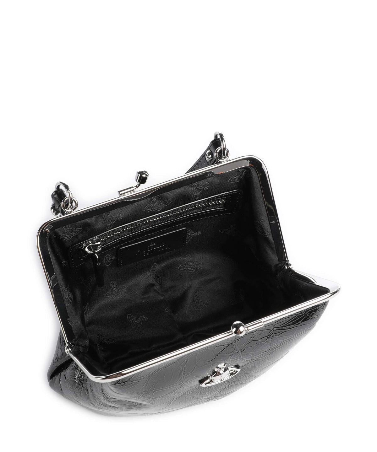 Vivienne Westwood Granny Frame Naplak Handbag black