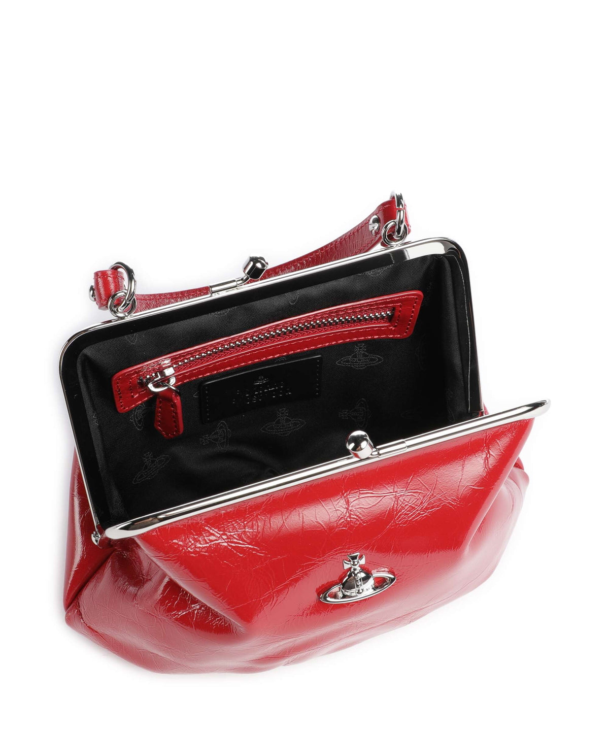 Vivienne Westwood Granny Frame Naplak Handbag red