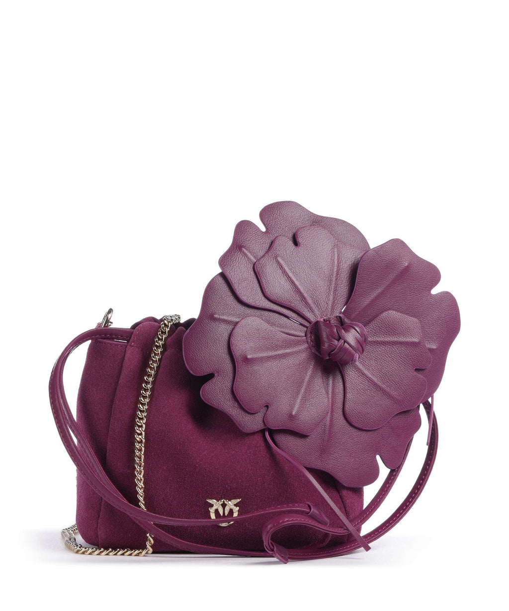 Pinko Flower Bucket bag violet/gold