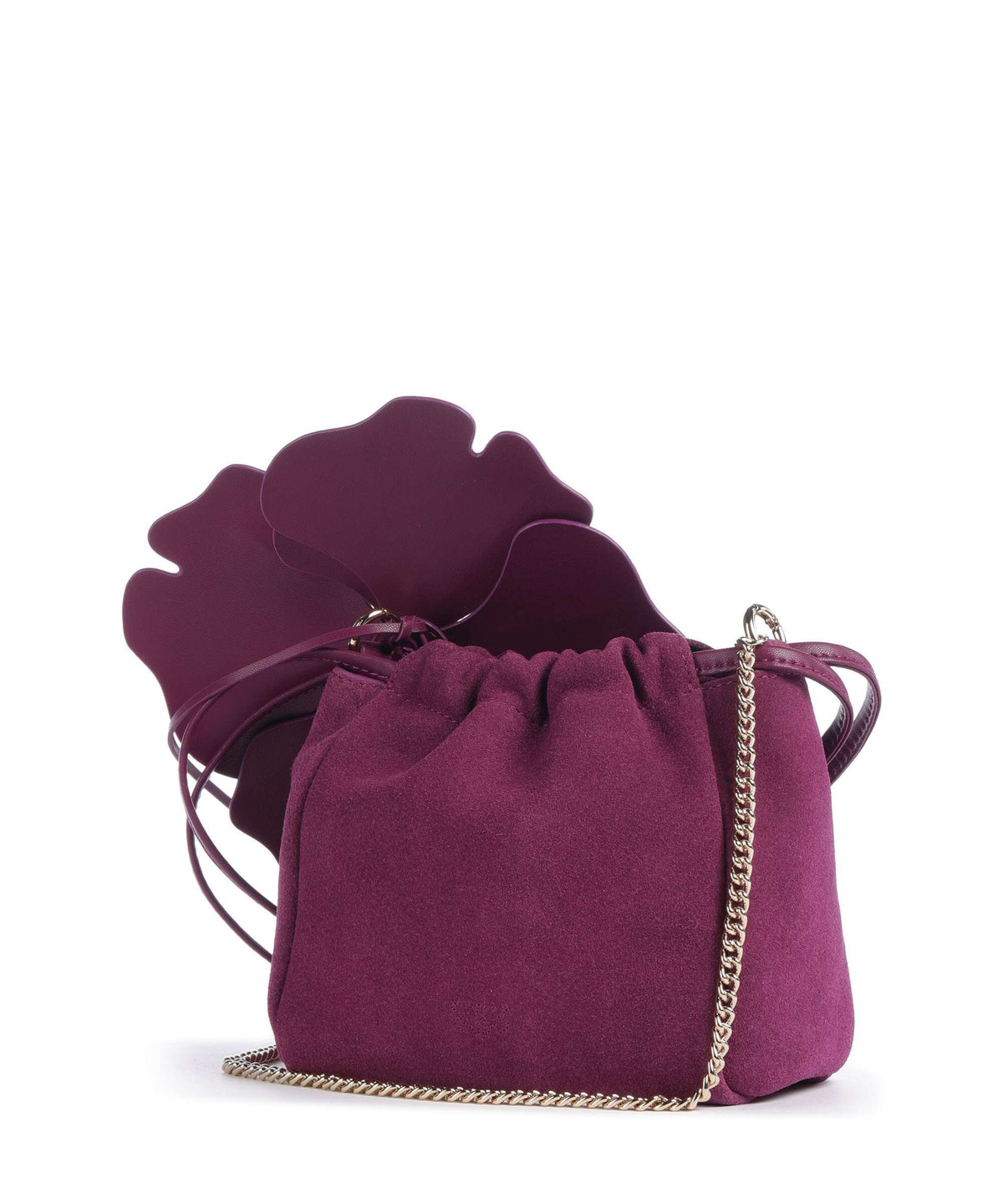 Pinko Flower Bucket bag violet/gold