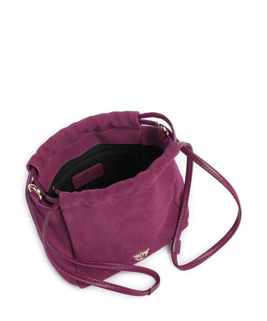 Pinko Flower Bucket bag violet/gold