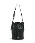 Pinko Mini Bucket bag nero/limousine/shiny nickel