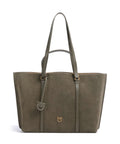 Pinko Carrie Big Tote bag verde/oliva scuro/antique gold
