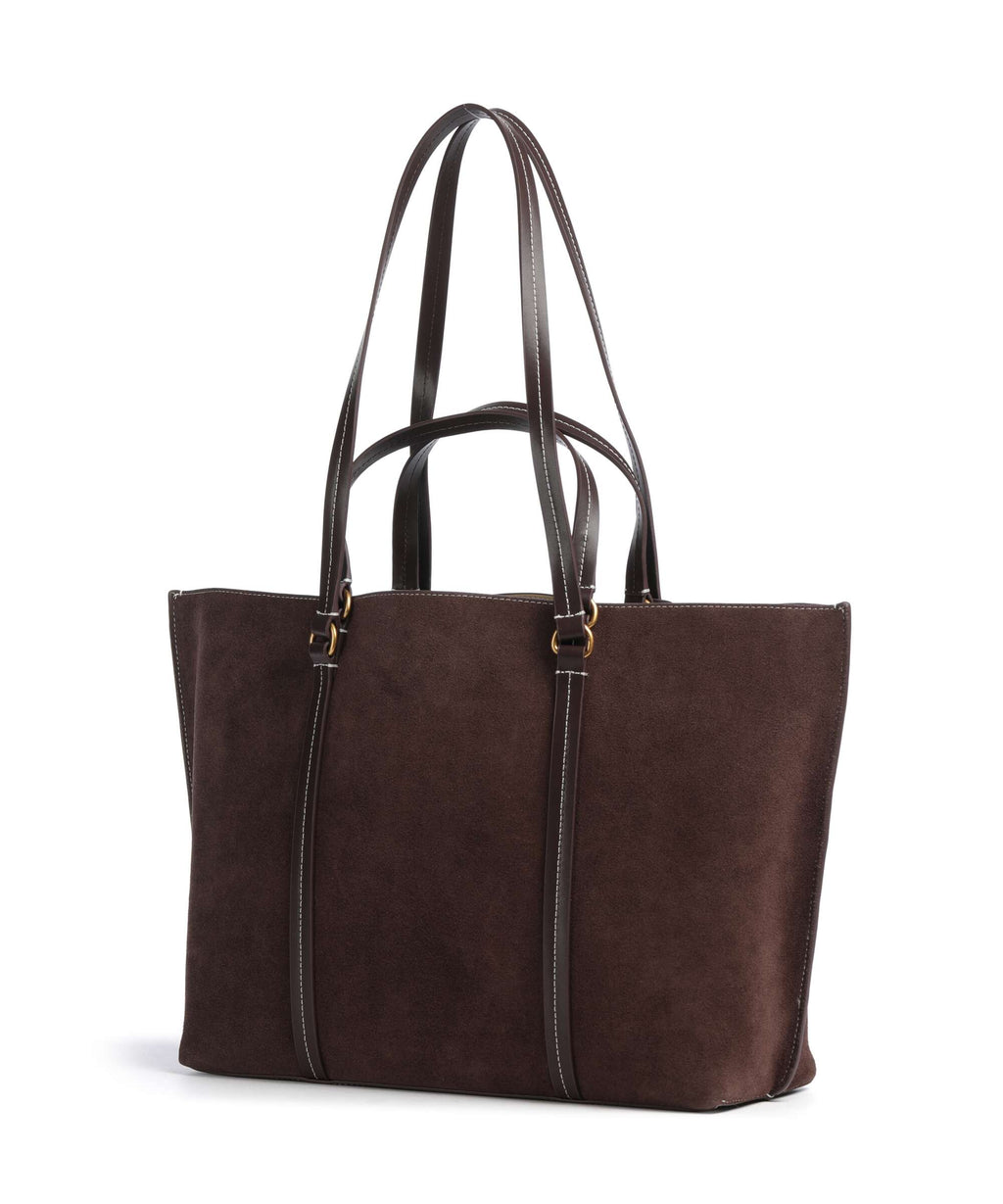 Pinko Carrie Big Tote bag borgogna/antique gold