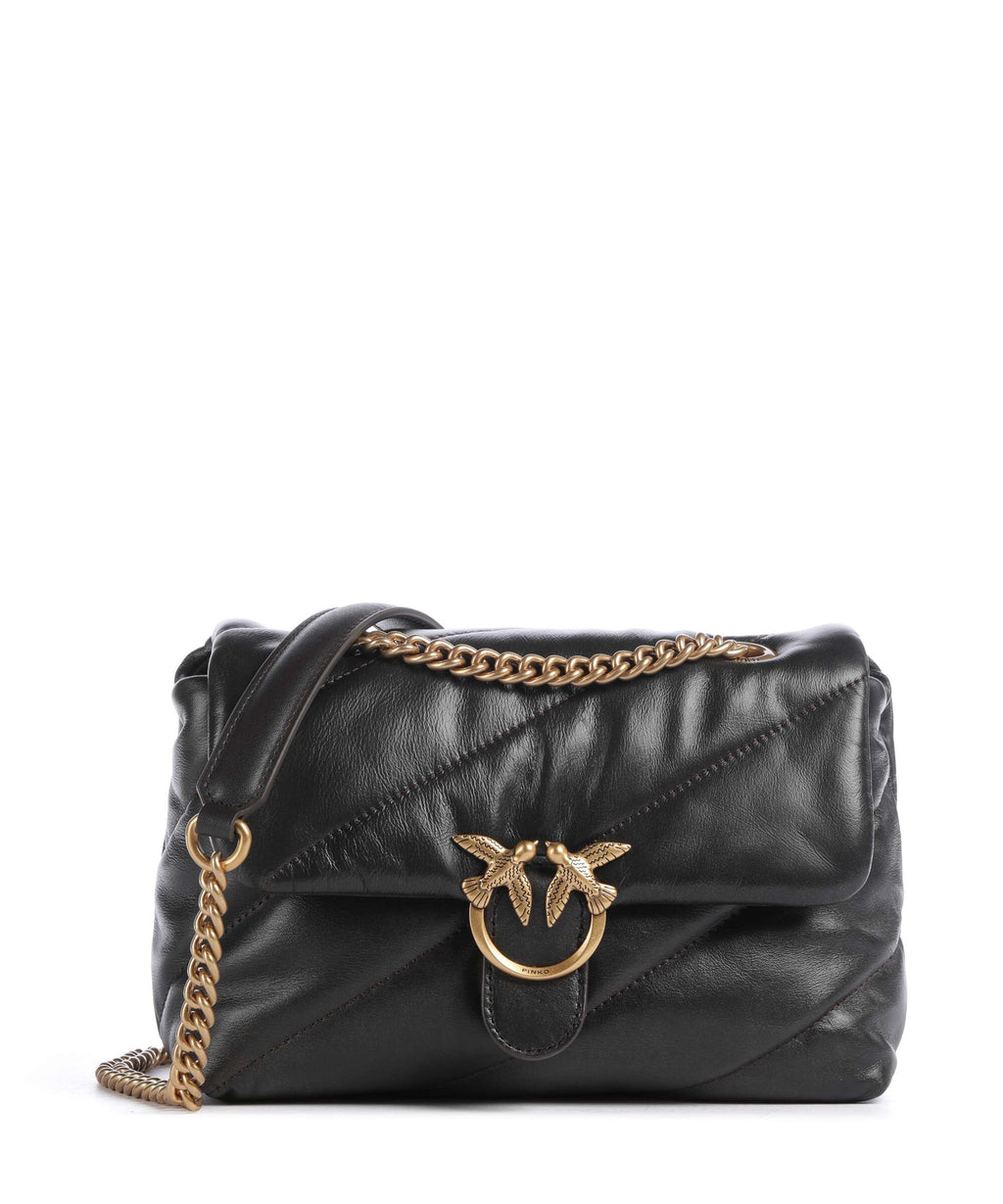 Pinko Love Puff Mini Shoulder bag marrone/caffe/antique gold